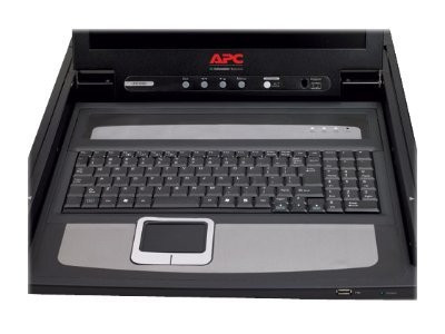 APC LCD Console - KVM console - 17" - rack-mountable - 1280 x 1024 - black - 1U - for P/N: AR3103, AR3103SP, AR3106SP, SRT1000RMXLI, SRT1000RMXLI-NC, SRT5KRMXLW-TW